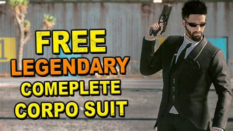 Cyberpunk 2077 How To Get Legendary Corporate Suit Complete Set For