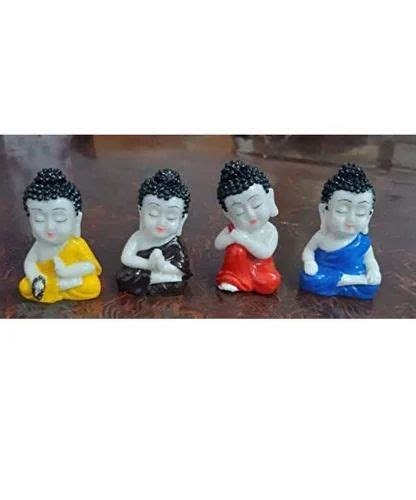 Resin Monk Buddha Set Of Home At Rs In New Delhi Id