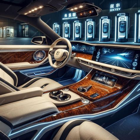 Premium Photo | Luxury car interior