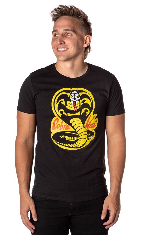 Bioworld Cobra Kai Men S Adult Licensed Graphic Logo T Shirt