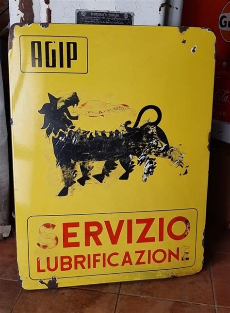 Agip Emaille Bord Agip Emaille IJzer Gegoten Gesmeed Catawiki