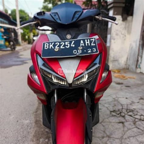 Motor Yamaha Aerox Vva Red Bekas Pajak Hidup Surat Lengkap