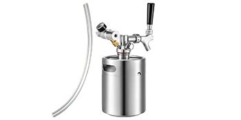 Vevor Beer Mini Keg Oz Mini Keg Growler W Tap Faucet Pressurized