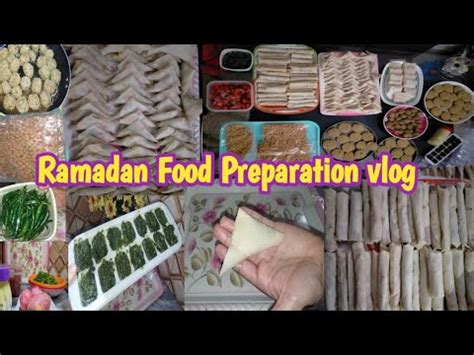 Ramadan Food Preparation Vlog Make And Freez Ramadan Recipes