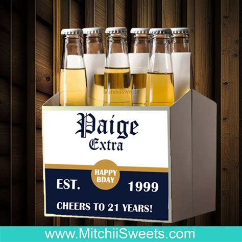 Personalized Beer Bottle Beer Labels Beer Bottles Birthday Etsy