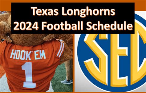 Texas Longhorn Football Schedule 2024 Keely Melessa