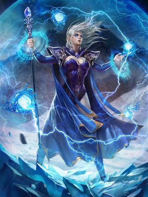 Ледяной маг арт - фото и картинки: 64 штук