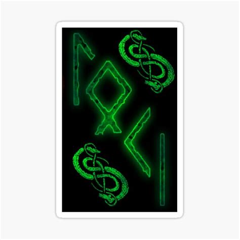 "Loki Norse Symbols" Sticker for Sale by Odogoo | Redbubble