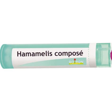 Hamamelis composé granules Boiron médicament des problèmes circulatoires