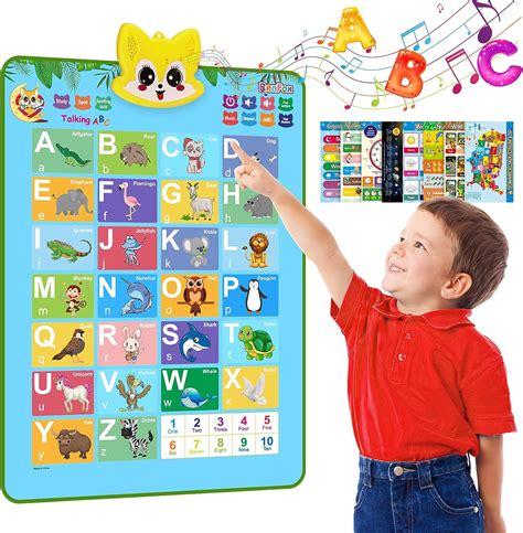 Renfox Interactive Alphabet Wall Chart Alphabet India Ubuy