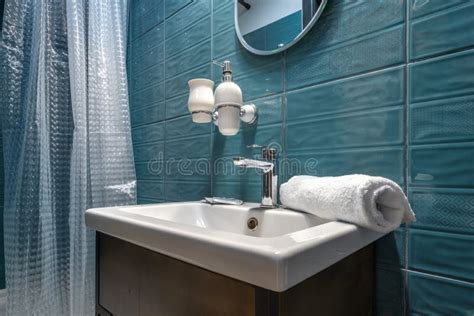 Metal Water Tap With Sink And Faucet To Turn On And Regulate Cold Or Hot Water In Expensive
