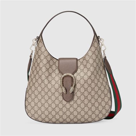 Dionysus Medium Gg Supreme Hobo Gucci Womens Shoulder Bags