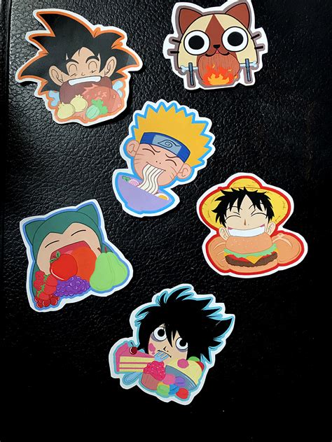 Anime Food Stickers · geeknami · Online Store Powered by Storenvy