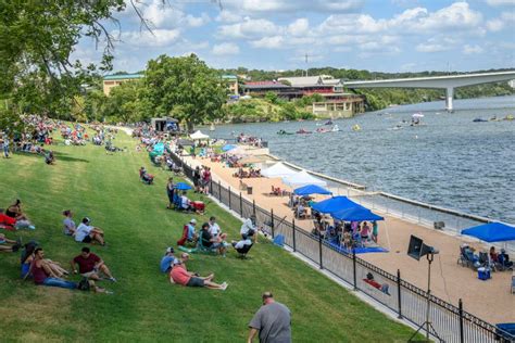 Lakefest Drag Boat Races In Marble Falls At Lakeside Park