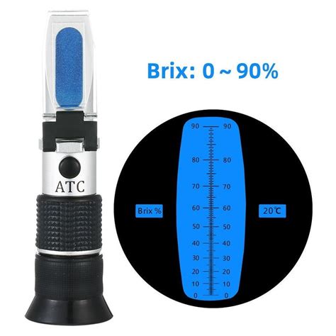 Erma 0 90 Brix Manual Refractometer With Atc For Food Fruit Beverages