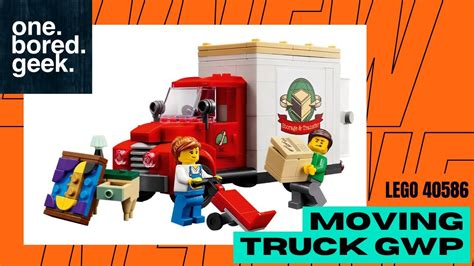 Josh Builds The Forbidden Fruit Lego Moving Truck Gwp Youtube