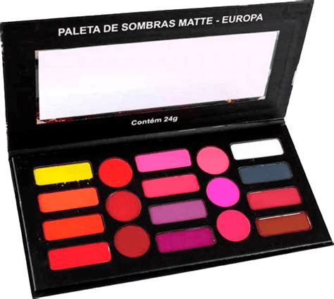 Paleta De Sombras Matte Ludurana Europa Beleza Na Web