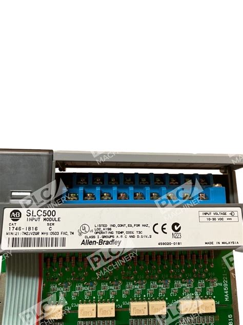 Allen Bradley Ib C Slc Input Used Module Plc Machinery