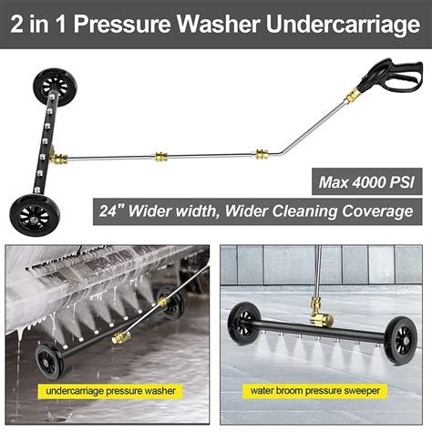 Eveage Undercarriage Pressure Washer Attachment Pro Max Surface