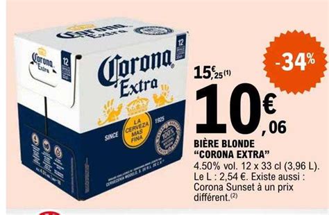 Promo Bi Re Blonde Corona Extra Chez E Leclerc Icatalogue Fr