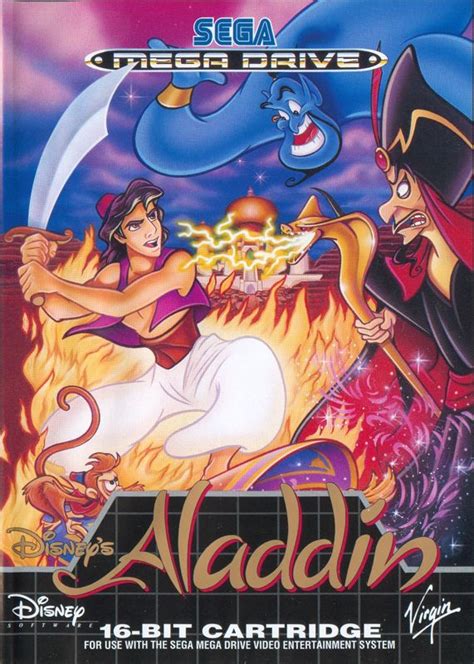 Disney's Aladdin (1993) Genesis box cover art - MobyGames