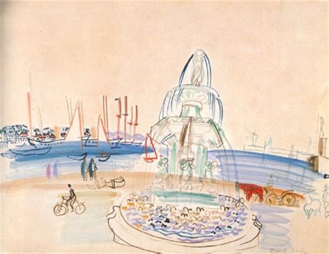 La Fontaine Au Port By Raoul Dufy On Artnet