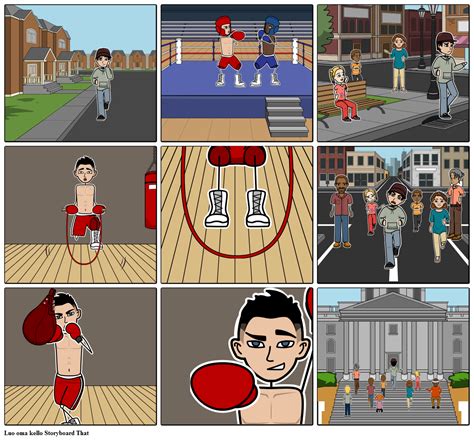 Rocky Montage Storyboard Von Fi Examples