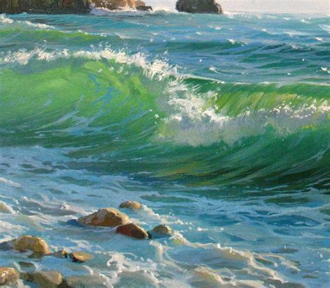 Large Oil Painting By Alexander Shenderov Ocean Painting On Canvas