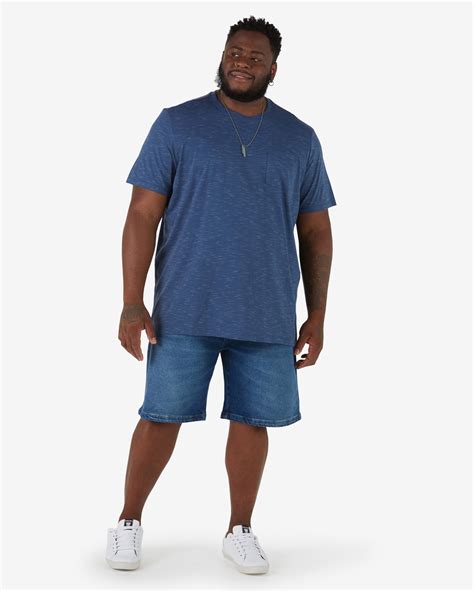 Riachuelo Bermuda Jeans Plus Size Masculina Reta Denim Médio ALLMAN