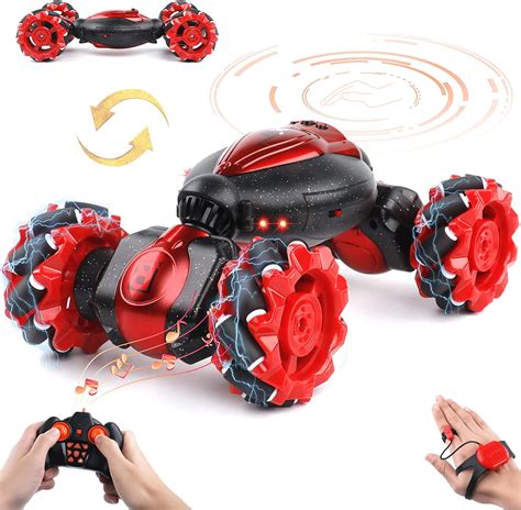 Gesture Sensing Rc Stunt Car 4wd Hand Controlled Double Sided Flip All Terrain Monster Truck