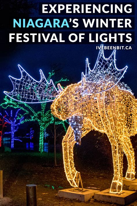 Winter Festival of Lights in Niagara Falls: What You Need to Know » I've Been Bit! Travel Blog