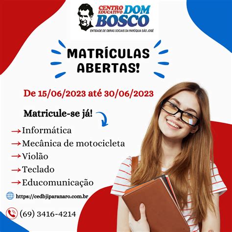 Cursos Da Dom Bosco - Cursos - Centro Educativo Dom Bosco