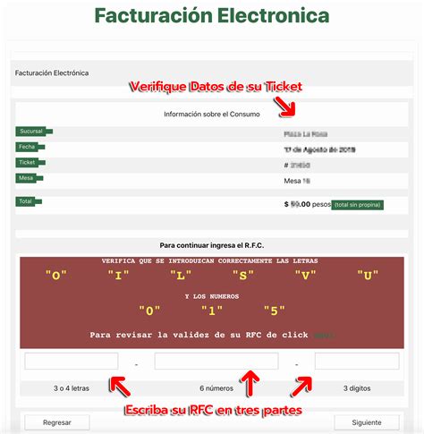 La Casa de Toño | Facturación Electrónica