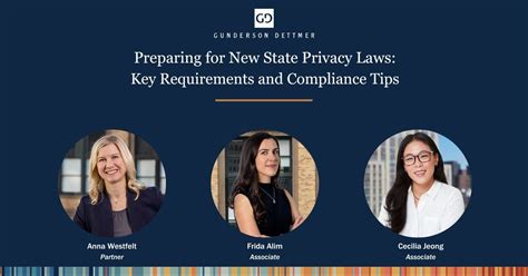 Gunderson Dettmer Hosts The Webinar Preparing For New State Privacy