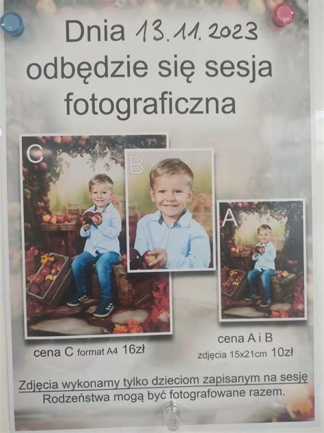 SESJA FOTOGRAFICZNA Przedszkole Niezapominajka W Gostycynie