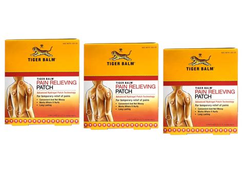 3 Pack - Tiger Balm Patches 5 Patches Each - Walmart.com