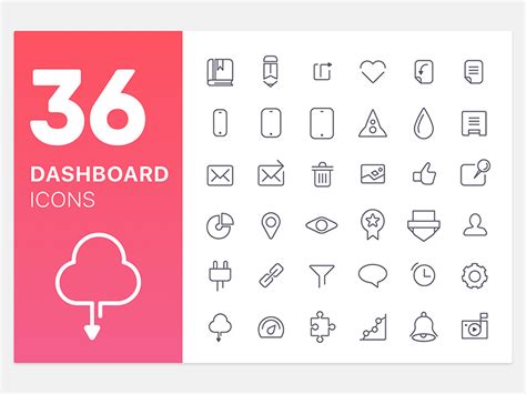 Dashboard Icons | free icon packs | UI Download