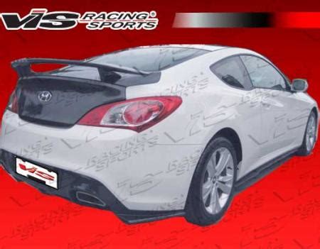 2010 2013 Hyundai Genesis Coupe VIS Pro Line Carbon Fiber Rear Lip