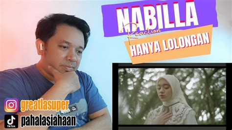 NABILA TAQQIYAH HANYA LOLONGAN REACTION PAKET MV SUARANYA BIKIN