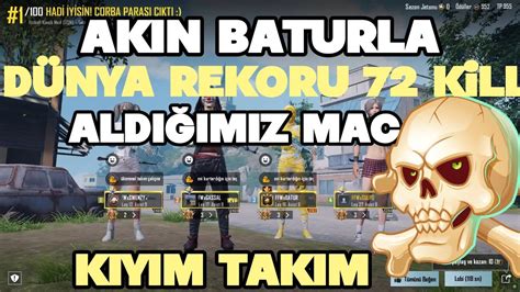 Akin Baturla DÜnya Kill Rekoru 72 Kill Youtube