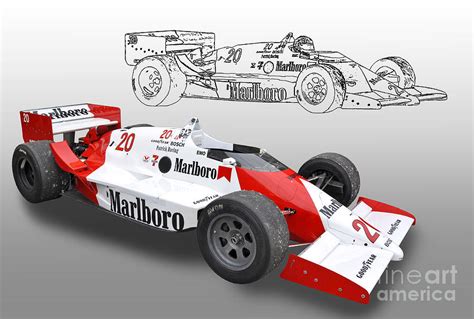 Patrick Racing Marlboro Indy Race Car Photograph by Tad Gage