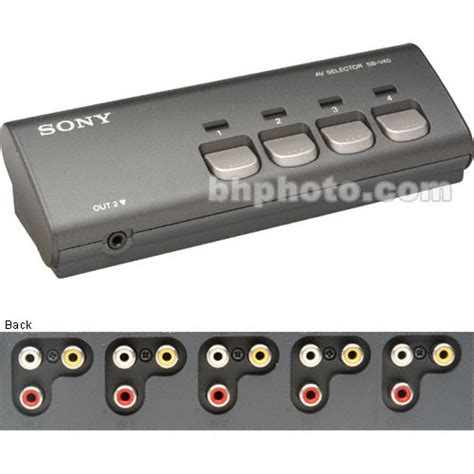 Sony Sb V Audio Video Selector X Sbv B H Photo Video