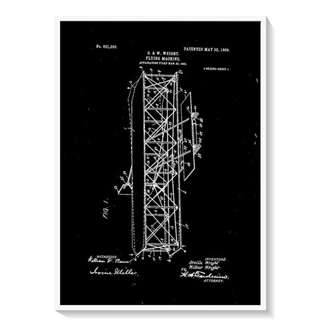 Flying machine: Buy Premium Framed Blueprints & Patent Art Online ...