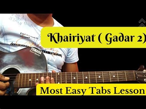 Khairiyat Gadar 2 Guitar Chords Tabs Lesson Arijit Singh