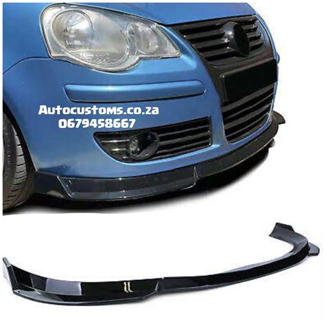 Vw Polo N N Cupra Style Front Bumper Lip Auto Customs