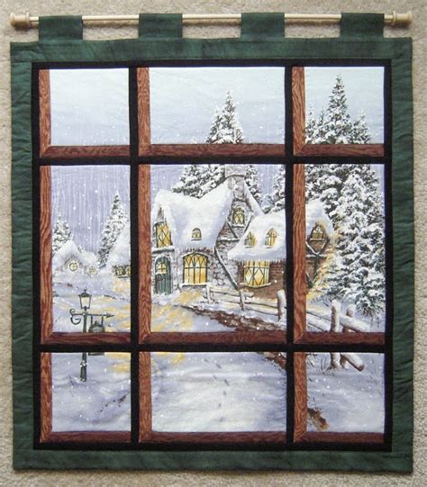 Attic Windows Quilt Pattern Aol Image Search Results Attic Window Quilts Landscape Quilts