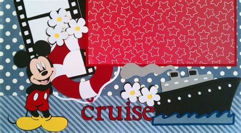 Disney Cruise 12x12 Premade Scrapbook Layout Page Ohioscrapper Etsy