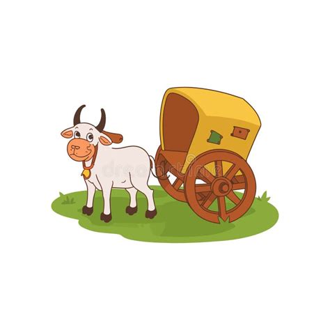 Indian Bullock Cart Stock Illustrations – 60 Indian Bullock Cart Stock ...