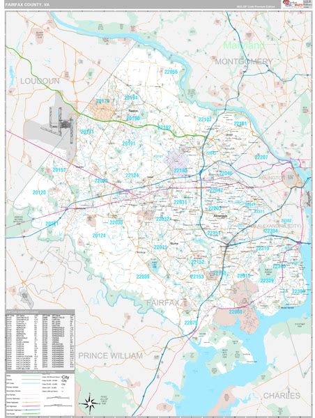 Map Of Fairfax County Va - Large World Map