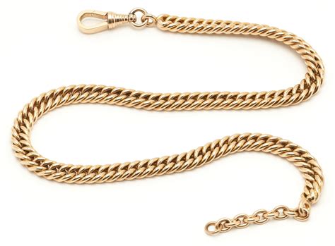 Lot 58: 14K Gold Pocket Watch Chain | Case Auctions